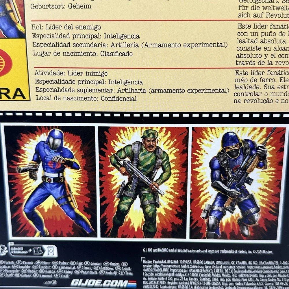 GI Joe Classified Cobra Commander Action Figure Hasbro 6in New Sealed
